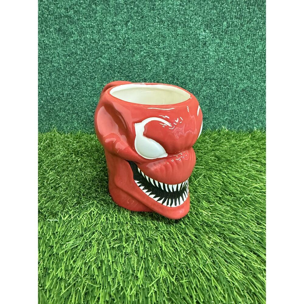 Marvel Carnage 3D Sculpted Ceramic Coffee Mug Red Venom Symbiote Head Cup